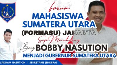 Formasu Jakarta Siap Mendukung Bobby Nasution Menjadi Gubernur Sumatera Utara 