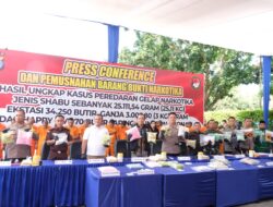 Peredaran Narkoba, Kapolda Riau :  Ultimatum Bandar Narkoba Masih Berani Bisnis Haram 