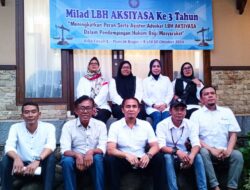 Acara Milad ke-3 LBH AKSIYASA Masih Berkolaborasi dengan Media Suara Aksi Rakyat 