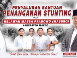 Sukseskan Program 100 Hari Kerja Presiden, Relawan Massa Prabowo ( MassBro) Serahkan Bantuan Bagi Masyarakat