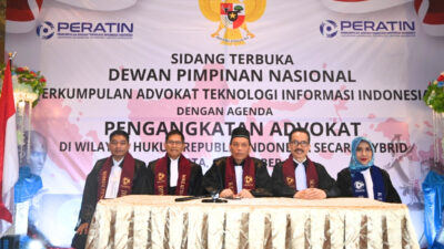 PERATIN : Pengangkatan Advokat Baru Angkatan ke 3 di Jakarta 