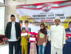 Relawan MasBro Merayakan Milad Pertama Memberi Santunan Anak Yatim dan Doa Bersama Akhir Tahun 2024