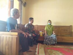 Kunjungan Babinsa Cilodong kerumah warga dalam Rangka Halal bihalal pasca Lebaran