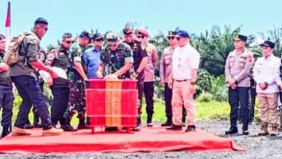 Bupati Padang Lawas dan Satgas PKH Menghadiri Eksekusi Lahan Register 40 PT. Torganda 