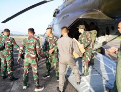Lokasi Jalur Darat Terputus, Kota Langsa Terima Bantuan 1,5 Ton via Helikopter