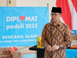 Menteri Luar Negeri Sugiono, Salurkan Bantuan Diplomat Peduli 2025 untuk Korban Bencana Sumatera Melalui BNPB