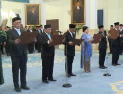 Presiden Prabowo Lantik 7 Anggota KY dan 6 Duta Besar di Istana