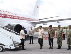 Menyongsong Pergantian Tahun, Prabowo tiba di Silangit untuk Tinjau Langsung Pemulihan Pascabencana