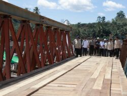 Jelang Tahun Baruan di Lokasi Bencana, Prabowo Cek Langsung Jembatan Sungai Garoga Pastikan Akses Tapteng–Tapsel Pulih