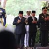 Presiden Prabowo Jadi Inspektur Upacara, Pimpin Prosesi Pemakaman Almarhum Try Sutrisno dengan Khidmat