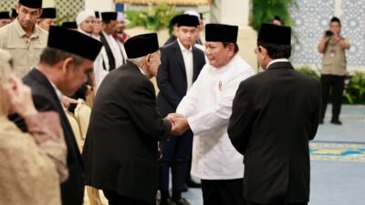 Momen Prabowo Apresiasi Quraish Shihab saat Nuzulul Qur’an di Istana: Perbedaan Bukan Perpecahan