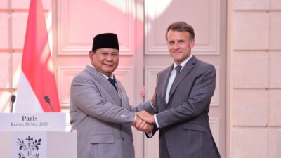 Presiden Prabowo dan Macron Sepakat Dukung Solusi Dua Negara untuk Palestina
