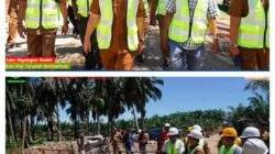 BUPATI PADANG LAWAS (PMA) TINJAU LOKASI PEMBANGUNAN JALAN SOSA TIMUR 