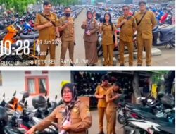 UPTD PPD Ciledug Melakukan Kegiatan Penelusuran Tunggakan Kendaraan Bermotor Digelar di Parkiran Puri Beta