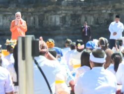 Tari Rama Shinta dan Gamelan Sambut Prabowo dan PM Modi di Candi Prambanan