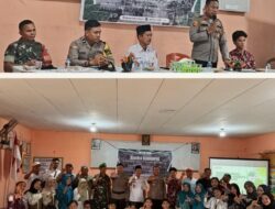 Kapolsek Tembilahan Hulu Hadiri Sosialisasi Pengolahan Limbah dan Budidaya Azolla Bersama Mahasiswa KKN UNRI