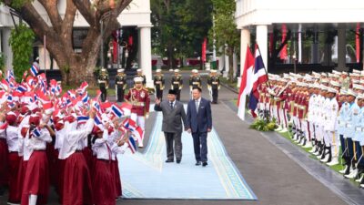 Disambut Upacara Kenegaraan, Kunjungan PM Anutin Charnvirakul Perkuat Hubungan Indonesia-Thailand