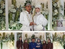 Pernikahan Sri Wulandari dan Trisna Wijaya Berlangsung Meriah, Dihadiri Keluarga serta Para Tamu Undangan