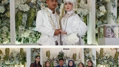 Pernikahan Sri Wulandari dan Trisna Wijaya Berlangsung Meriah, Dihadiri Keluarga serta Para Tamu Undangan