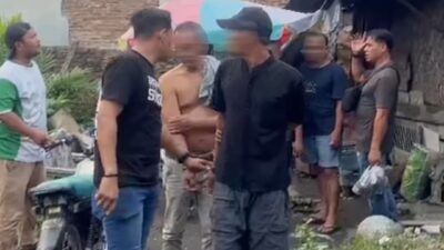 Sat Resnarkoba Polres Pelabuhan Belawan Amankan Lima Pria Terduga Pengguna Narkotika di Medan Labuhan