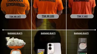 Komitmen Berantas Narkoba, Polres Binjai Amankan Tiga Pengedar Sabu, Ekstasi dan Ganja