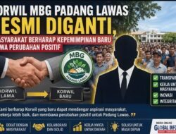 KORWIL MBG PADANG LAWAS RESMI DIGANTI, MASYARAKAT BERHARAP KEPEMIMPINAN BARU BAWA PERUBAHAN POSITIF